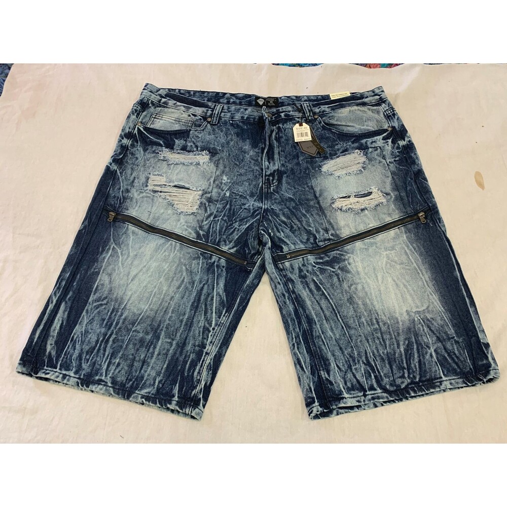 NWT ROAD NARROWS MENS JEANS DISTRESSED SHORTS SIZE 46